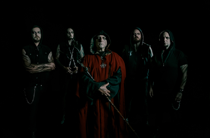 Varathron with Stefan (vocals) and Achilleas (bass, guitars)