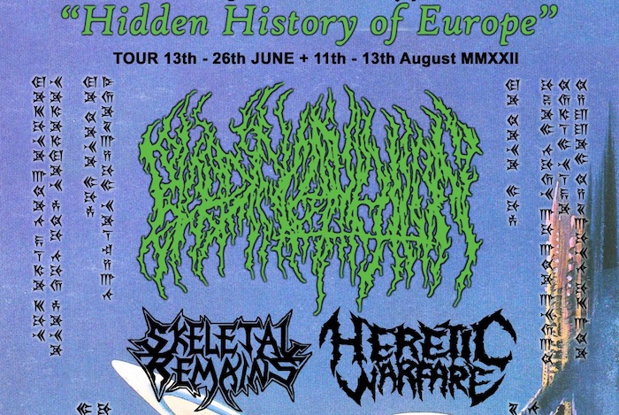 Live Review - Heretic Warfare, Skeletal Remains, Blood Incantation - Junkyard, Dortmund - 6/22/22