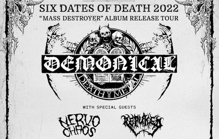 Live Review - Demonical / Nervochaos / Repuked - Zeche, Bochum - 05/12/22