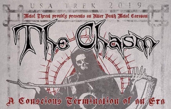 A Conscious Termination of an Era Tour with THE CHASM, CRUCIAMENTUM and INFERNAL CONJURATION
