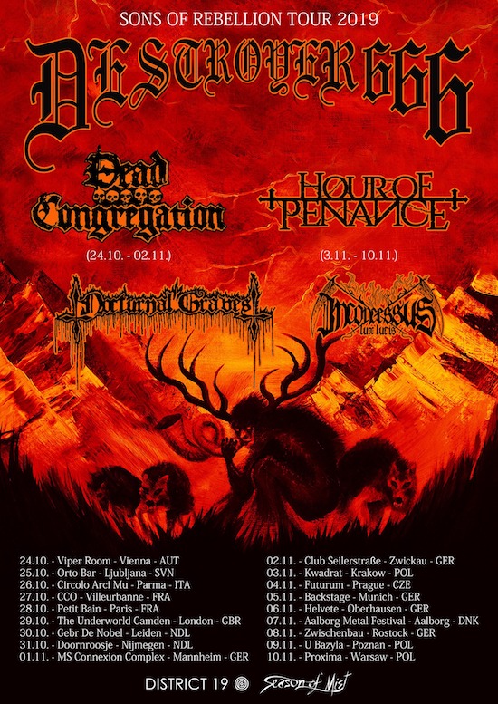 Destroyer 666 2019 Tour