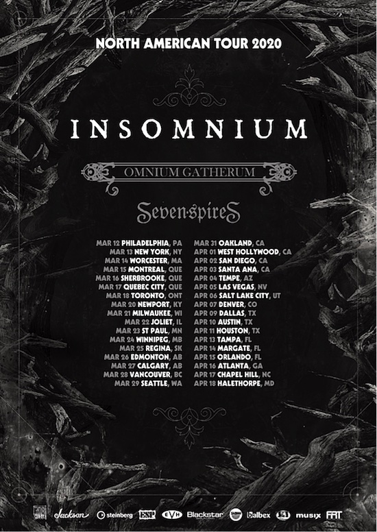 Insomnium US Tour 2020